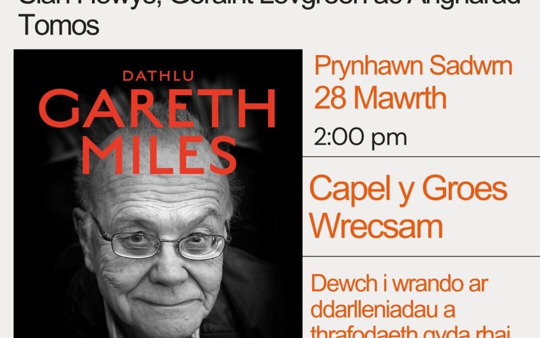 Book launch for “O’r Gwylltio, Gweithredu”